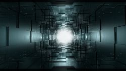 Abstract Light Tunnel Wallpaper 476