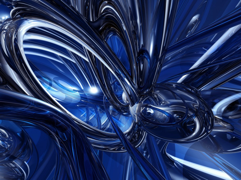 Blue Fluid Abstract Wallpaper 3185 1024x768 - Wallpaper - HD Wallpaper