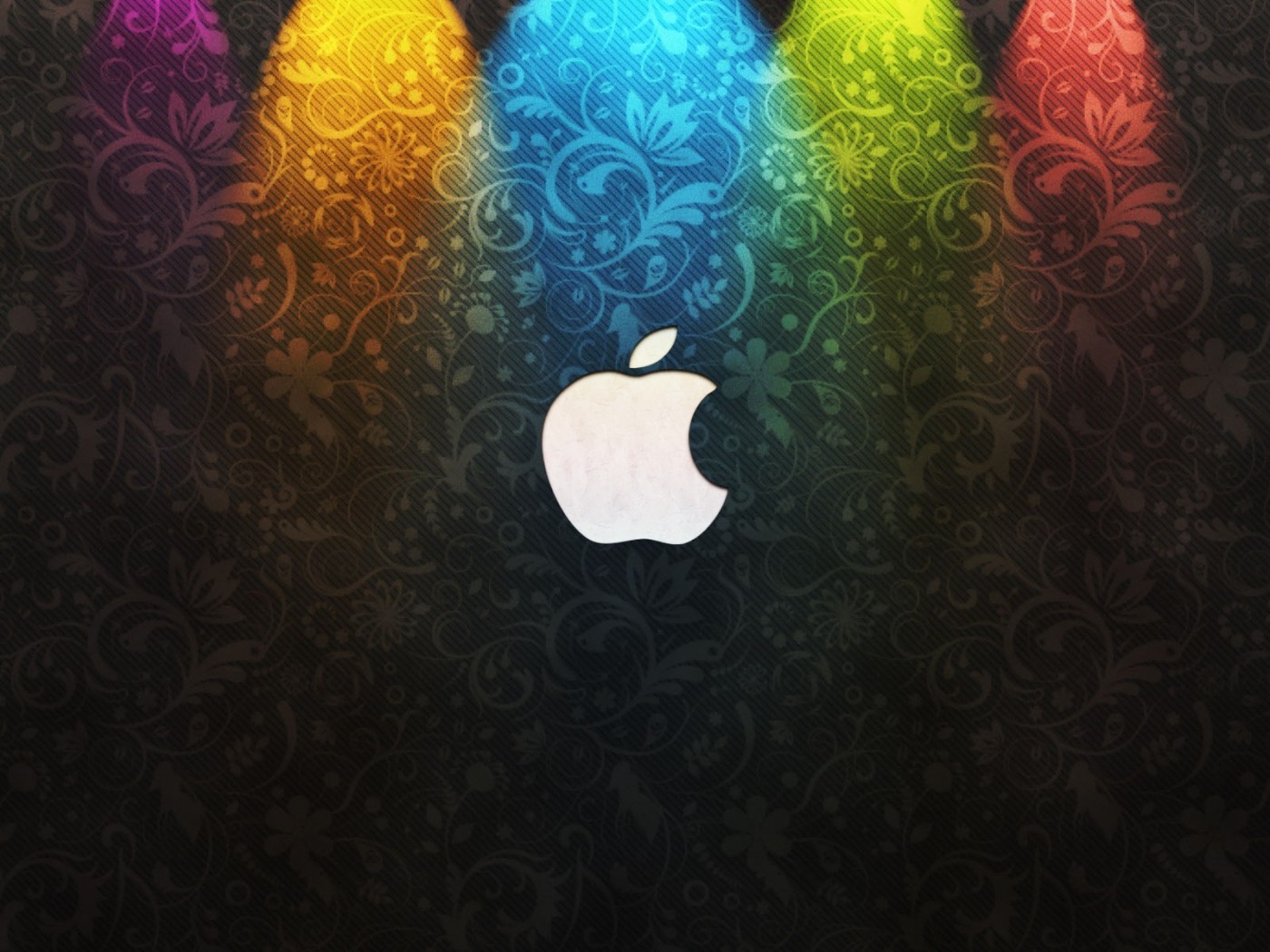 Colorful Apple Glow Wallpaper 924