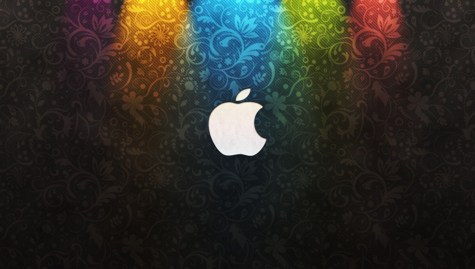 Colorful Apple Glow Wallpaper 924