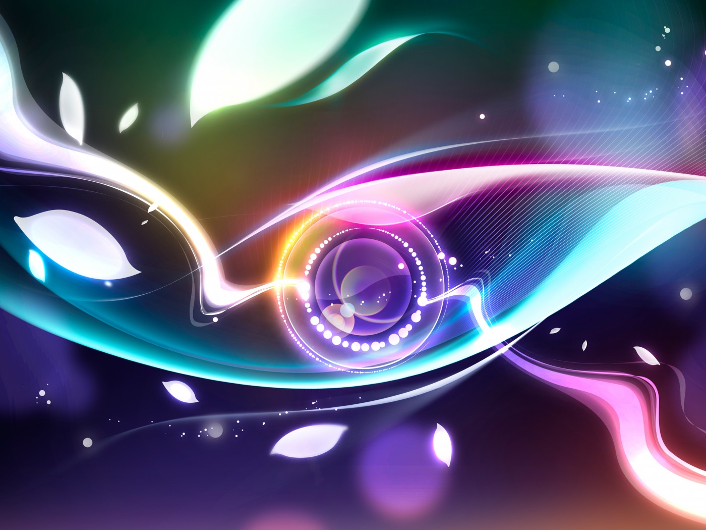 Colorful Glowing Abstract Wallpaper 290 1400x1050 - Wallpaper - HD ...
