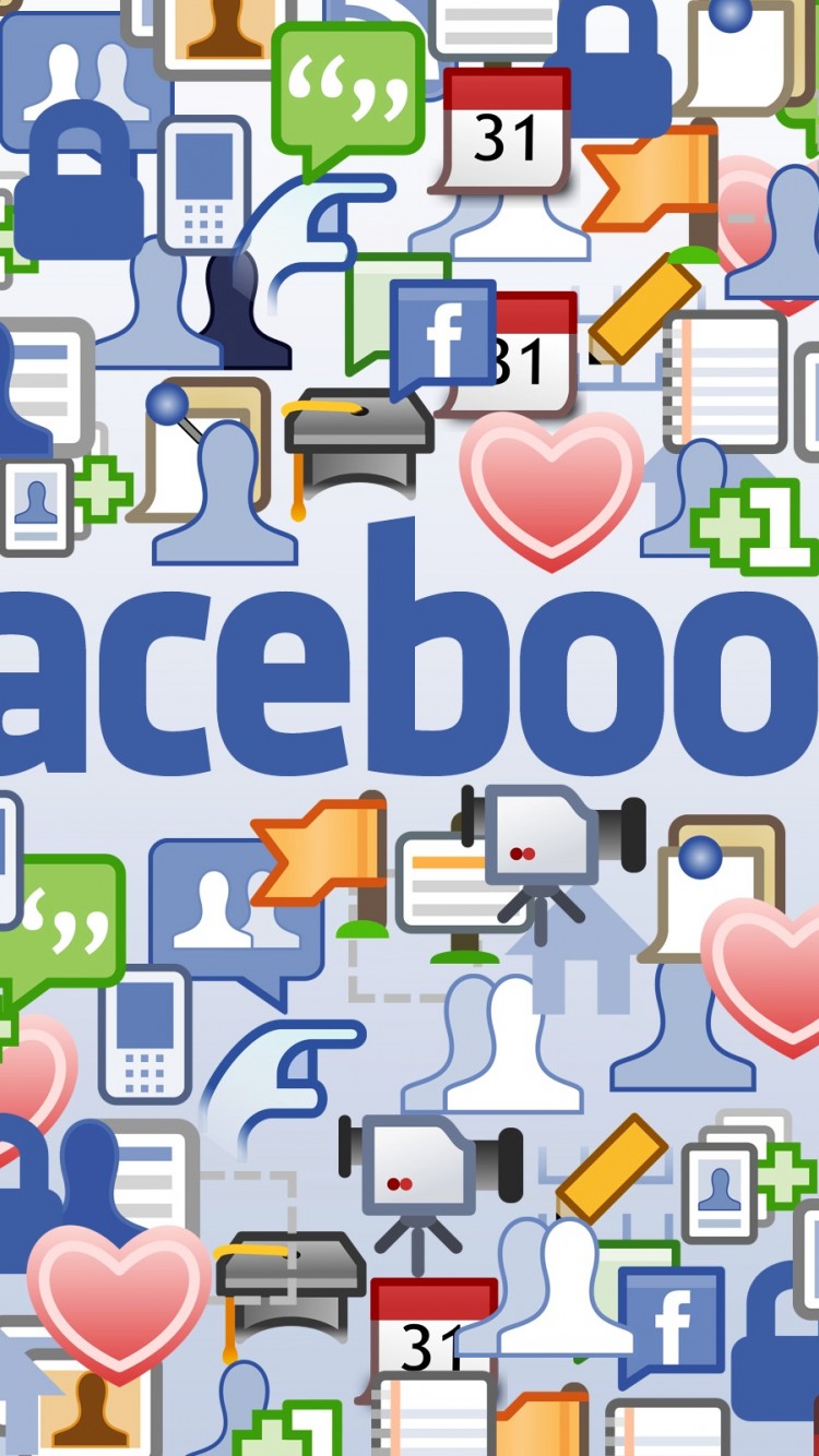 Facebook Emoticon Logo Wallpaper 020