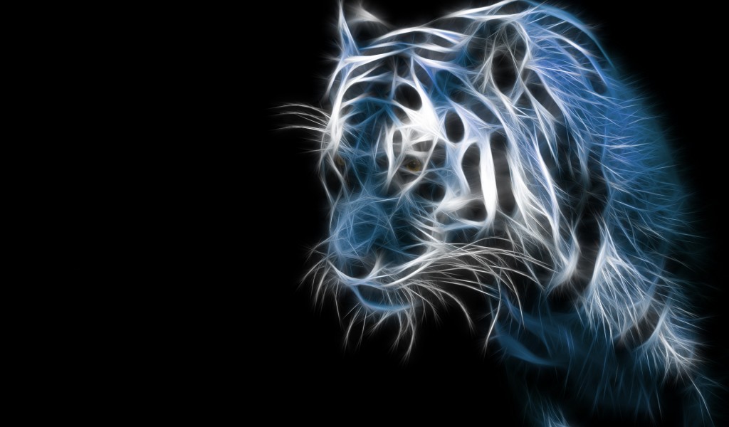 Glowing Tiger Animal Wallpaper 219