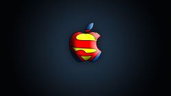 Superman Apple Logo Wallpaper 366